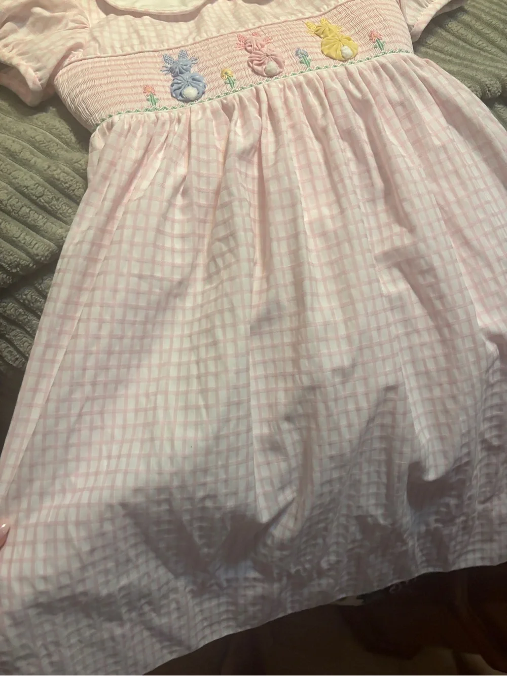 Anavini Hand Smocked Easter Dress